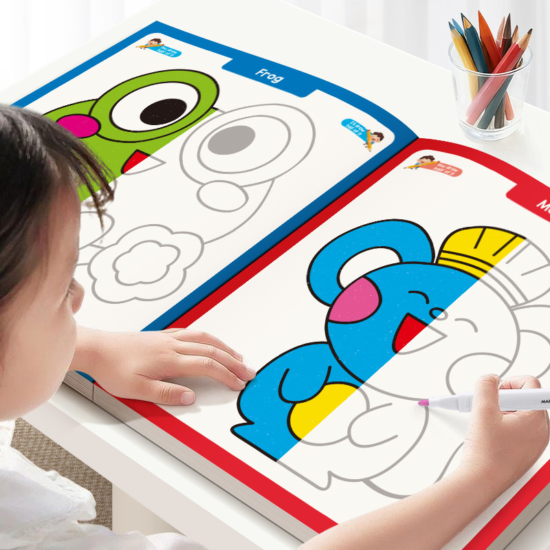 Kids Symmetrical Painting Acti - Food And Snacks Coloring Book Bold And Easy incelemesi ve fiyatı