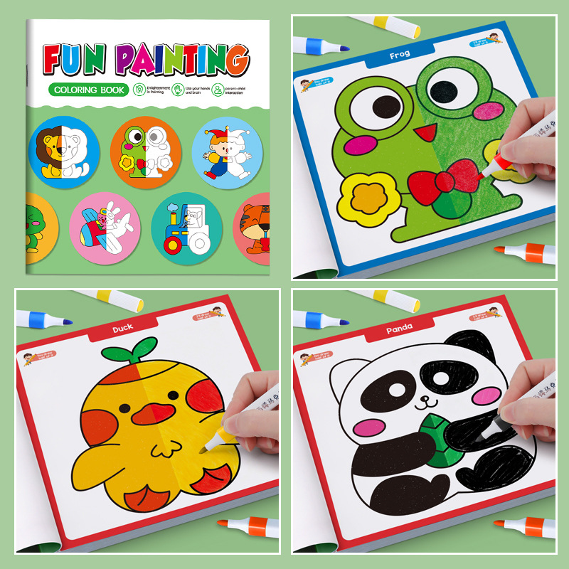 Kids Symmetrical Painting Acti - Food And Snacks Coloring Book Bold And Easy incelemesi ve fiyatı