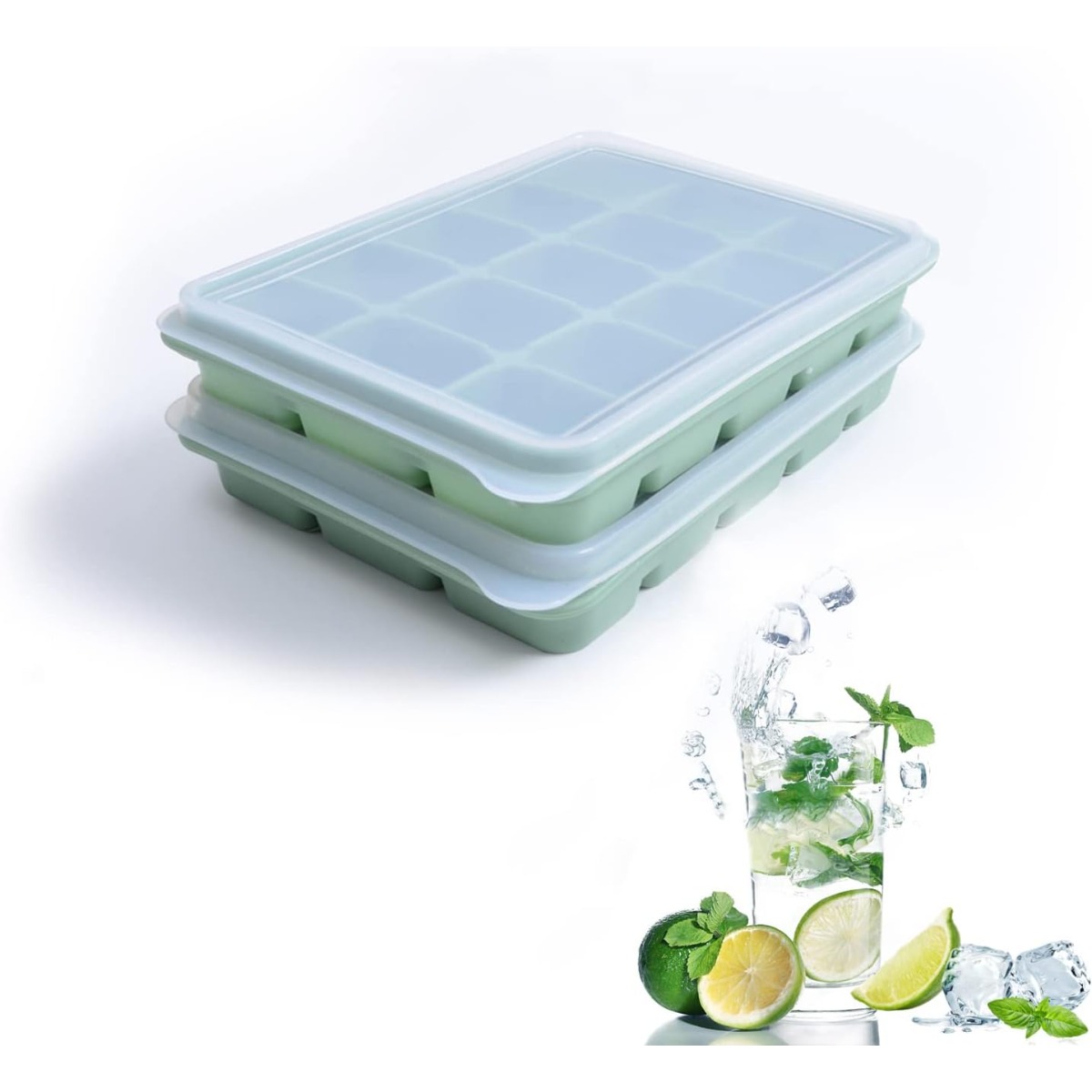 Bamboo Green Silicone Ice Cube - Homemade Food Snacks incelemesi ve fiyatı