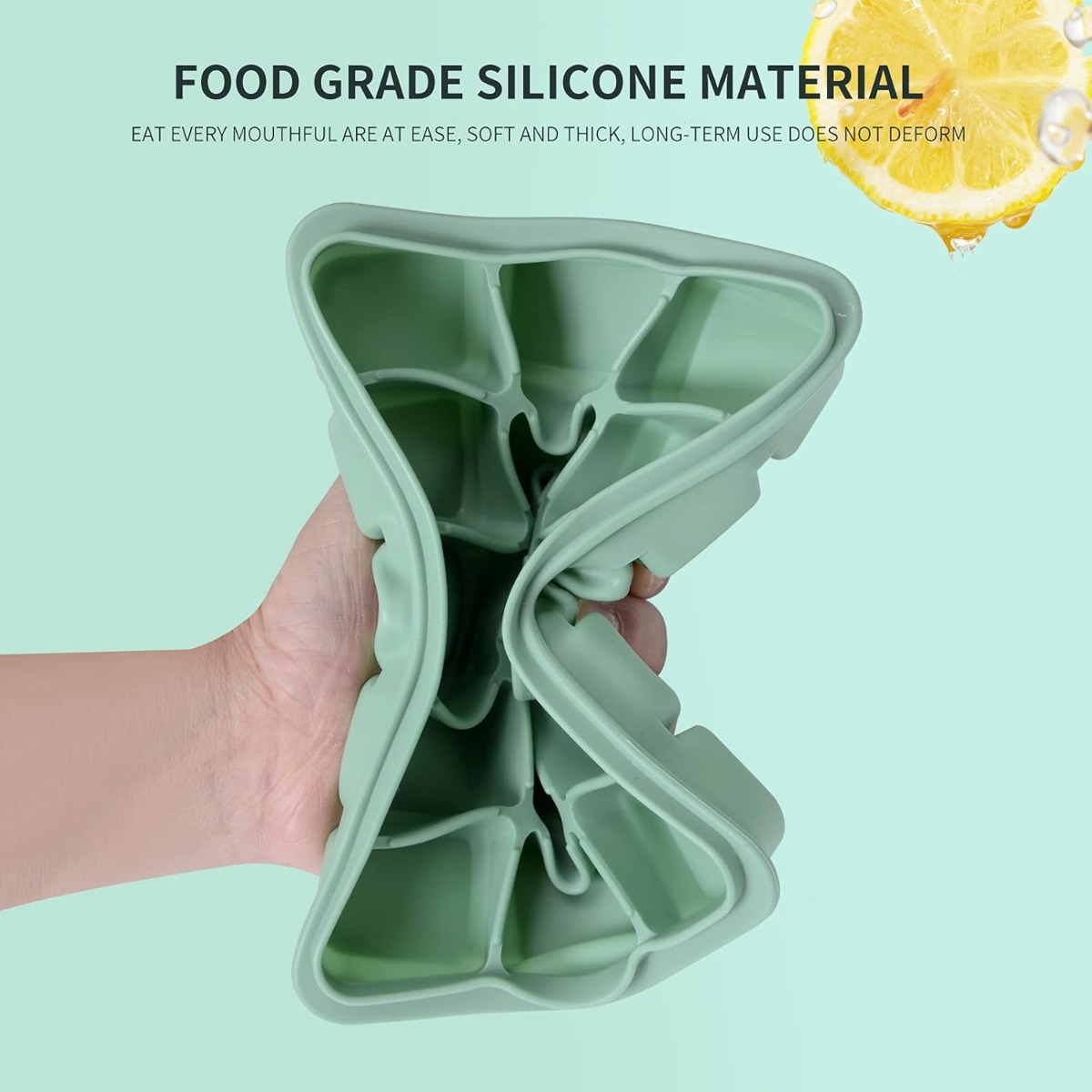 Bamboo Green Silicone Ice Cube - Homemade Food Snacks incelemesi ve fiyatı