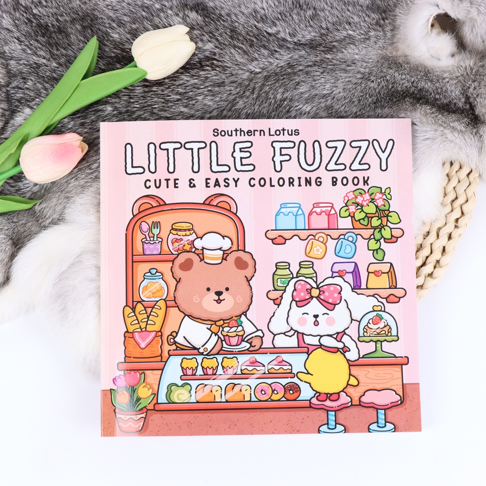 Cute Bear Bakery Theme Colorin - Food And Snacks Coloring Book Bold And Easy incelemesi ve fiyatı
