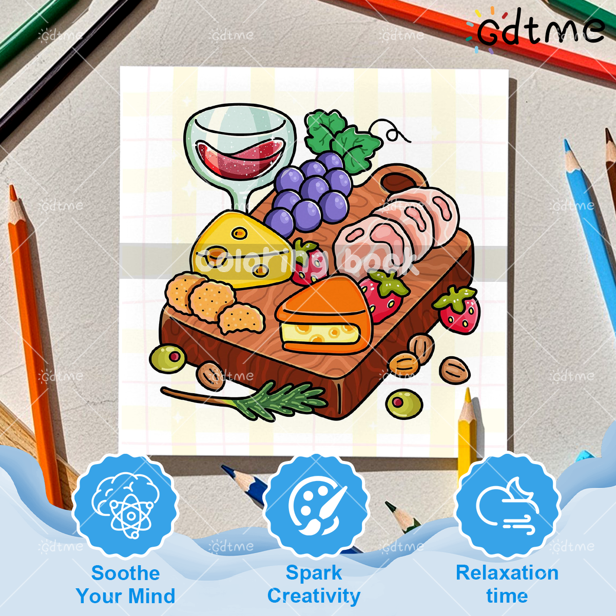 COMFORT FOOD BOLD AND EASY 24  - Food And Snacks Coloring Book Bold And Easy incelemesi ve fiyatı