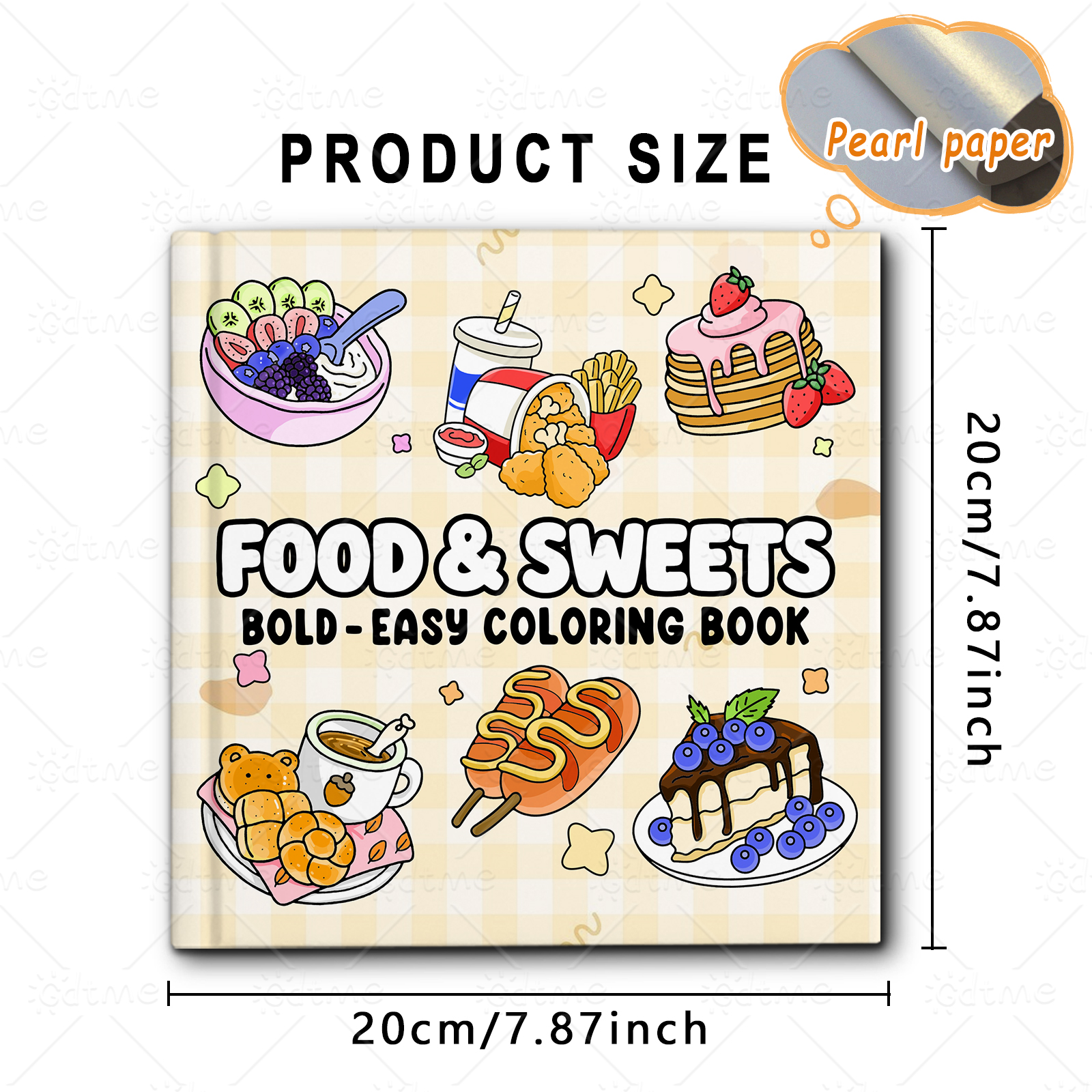 FOOD SWEETS Bold-easy Patterns - Food And Snacks Coloring Book Bold And Easy incelemesi ve fiyatı