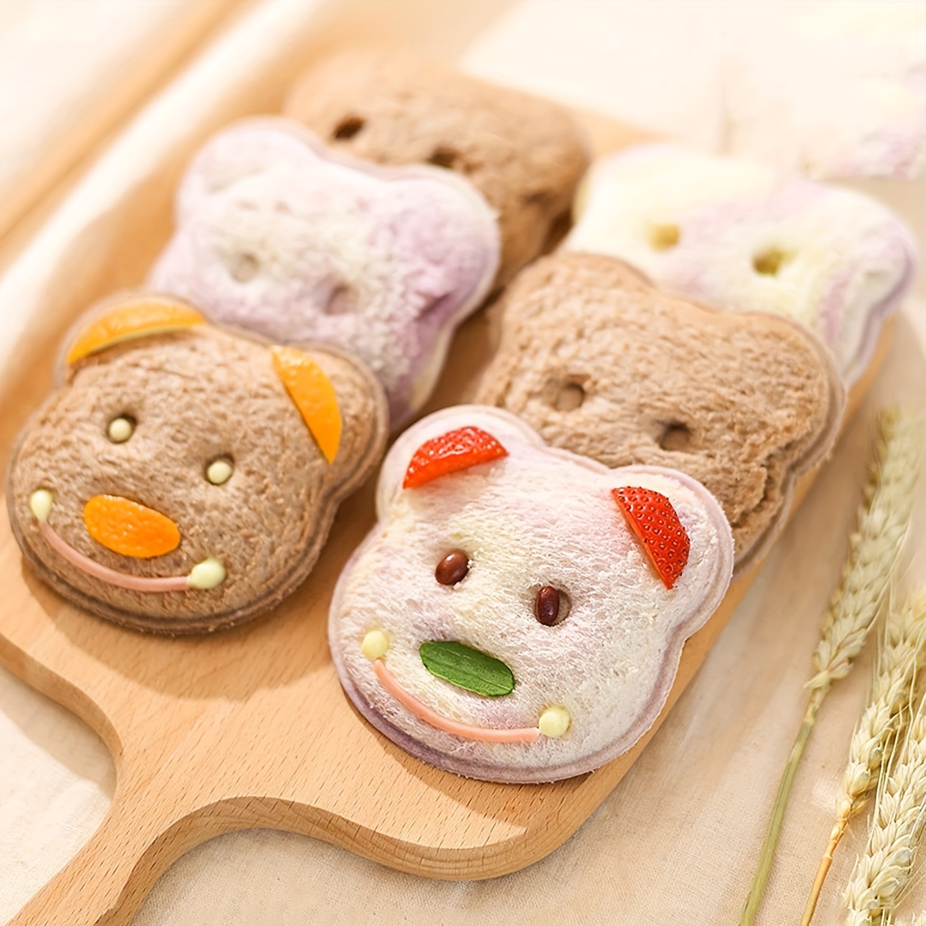 1Pc Cute Cartoon Bear Shaped S - Homemade Food Snacks incelemesi ve fiyatı
