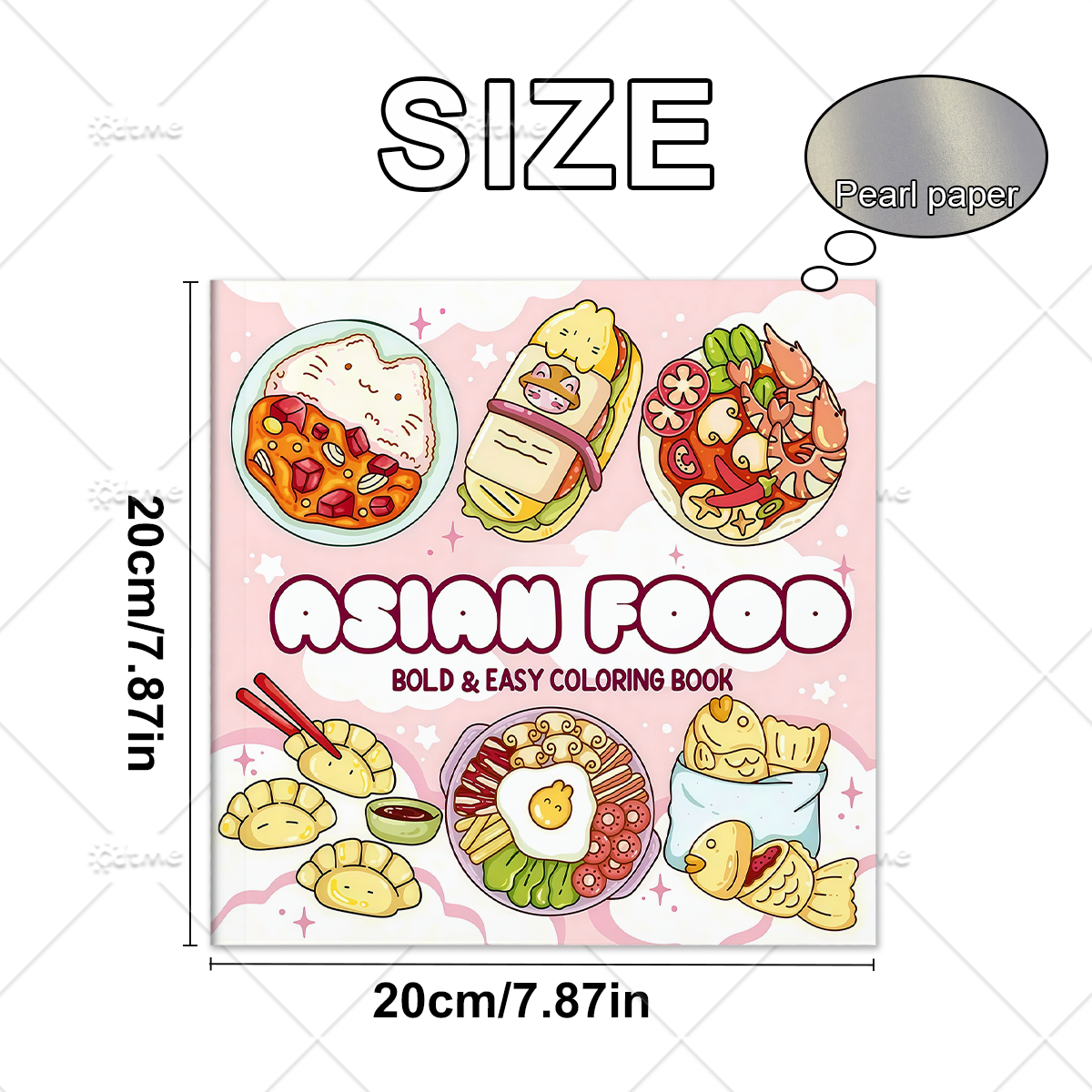 ASIAN Food Bold-easy Patterns  - Food And Snacks Coloring Book Bold And Easy incelemesi ve fiyatı