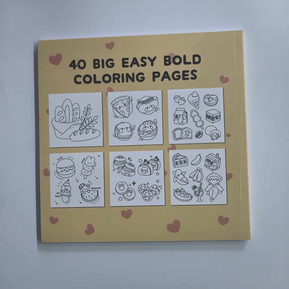 Food Drink & Sweets Easy-bold  - Food And Snacks Coloring Book Bold And Easy incelemesi ve fiyatı