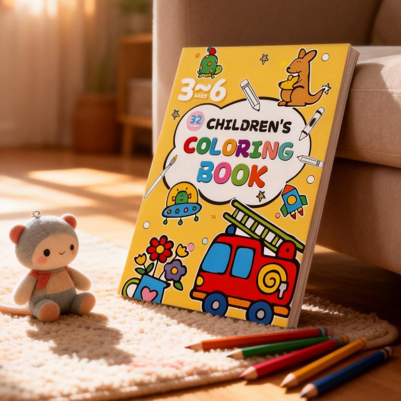Children's Drawing Book, Conta - Food And Snacks Coloring Book Bold And Easy incelemesi ve fiyatı