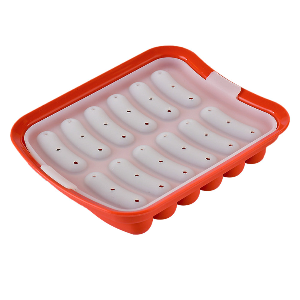 12-Cavity Silicone Sausage Mol - Homemade Food Snacks incelemesi ve fiyatı